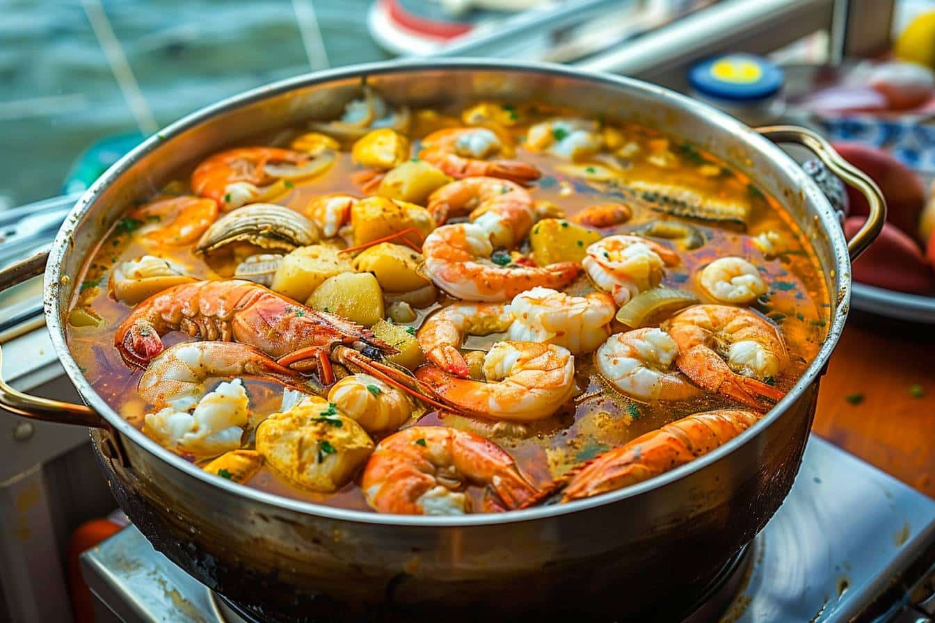 Marmite du pêcheur au safran : une recette marine irrésistible