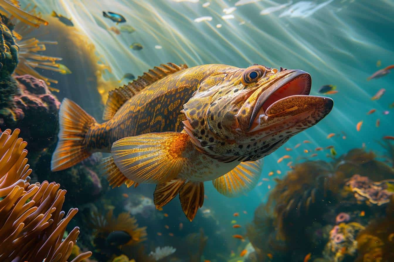 Où a-t-on trouvé la lotte géante ?