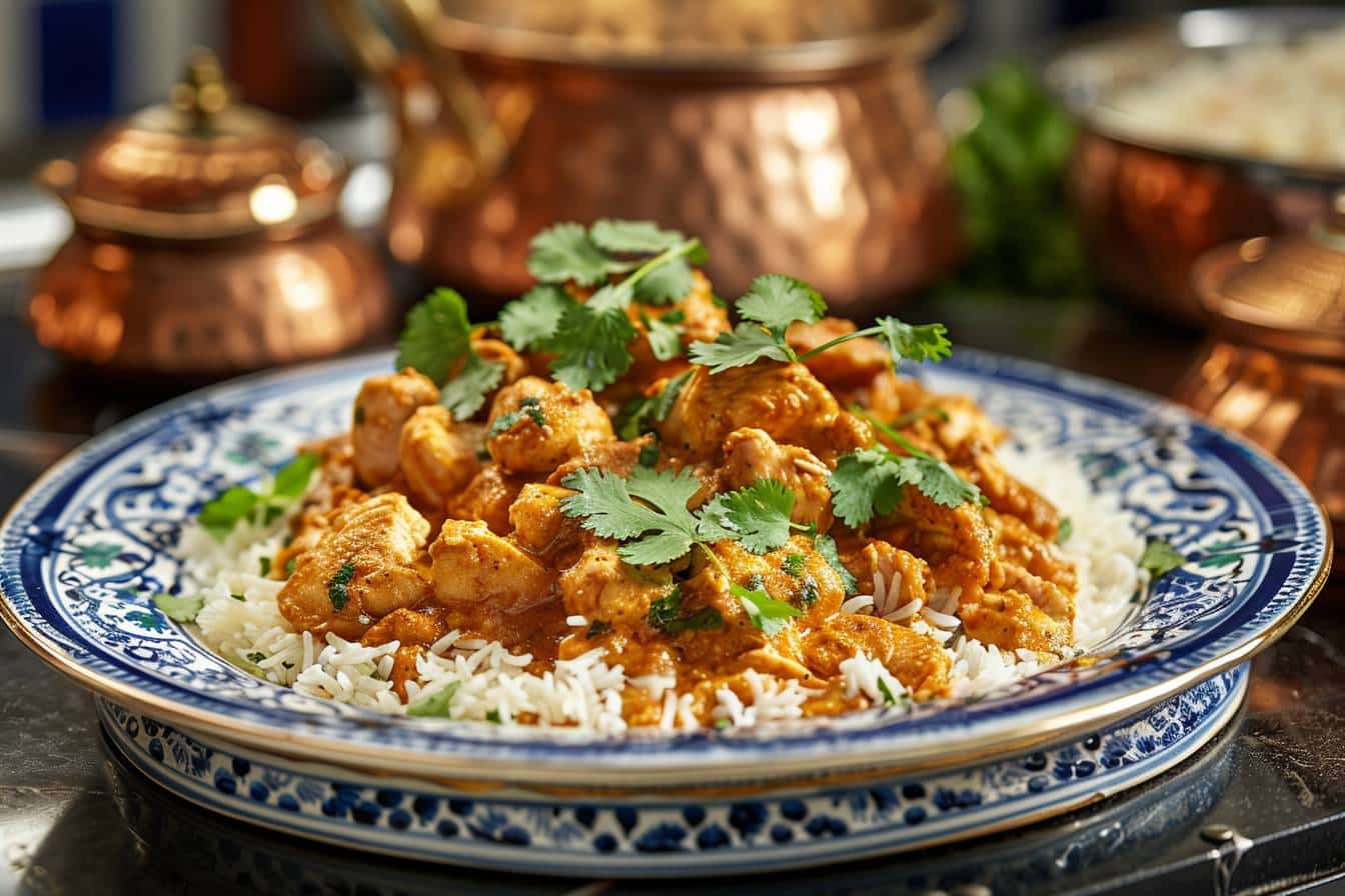 Poulet Shahi Korma : les secrets d’un plat épicé venu d’Inde