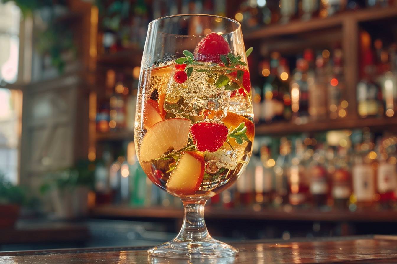 Préparation de l&rsquo;apéritif au Pommeau