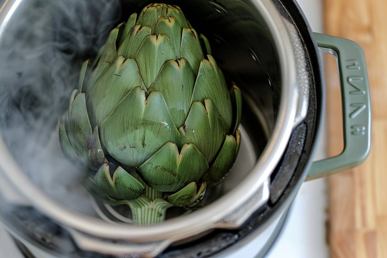 Quelle est la durée de cuisson de l&rsquo;artichaut en cocotte-minute?