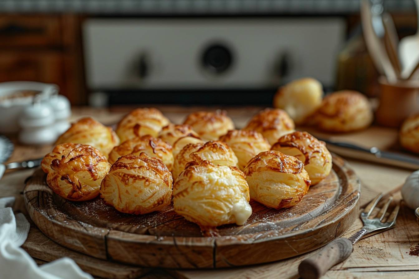 Recette gourmande : Gougères au Comté à réaliser chez vous