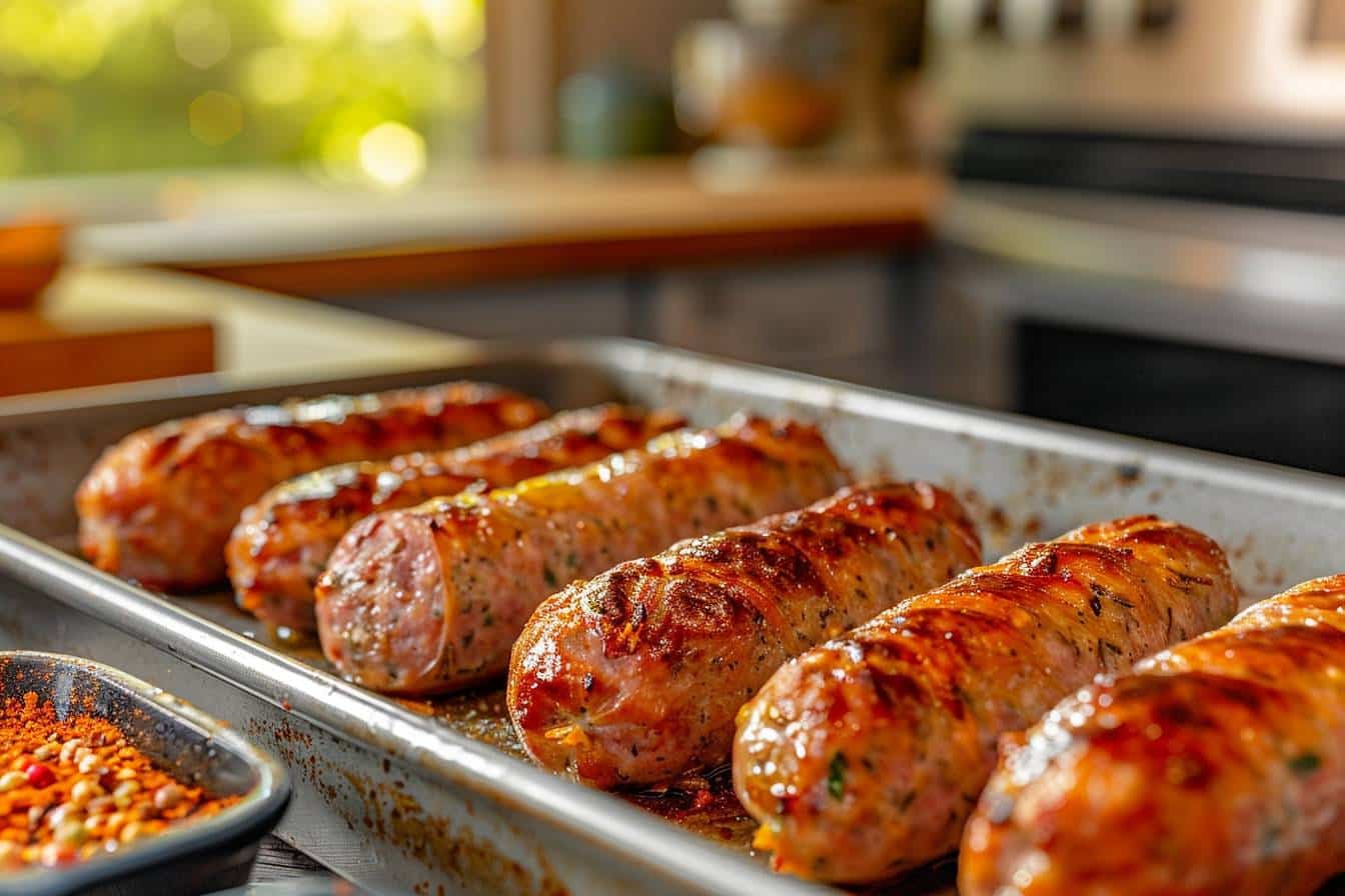 Saucisse au four : la clé pour un croustillant irrésistible