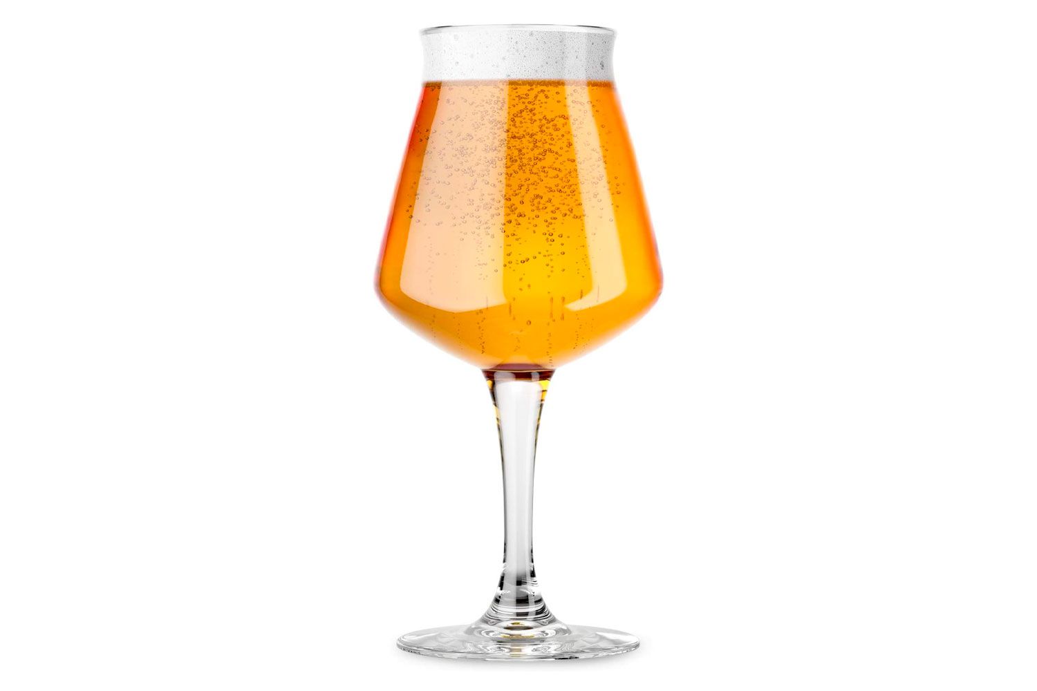 Nucleated Teku 3.0 Stemmed Beer Glass by Rastal - Nucleation Pint Glasses for Better Head Retention, Aroma and Flavor - 14.2 oz Craft Beer Glass for...