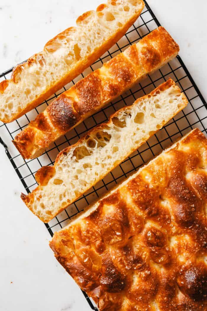 La focaccia la plus moelleuse