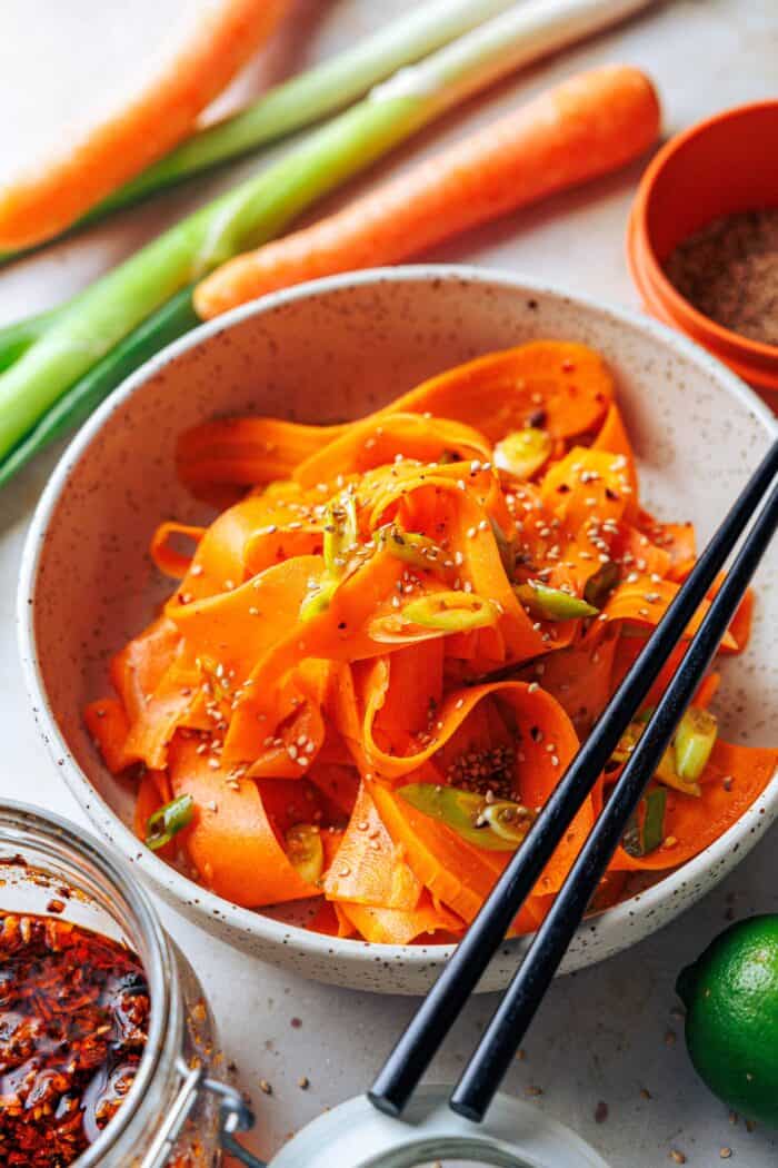 Salade de carotte rasée