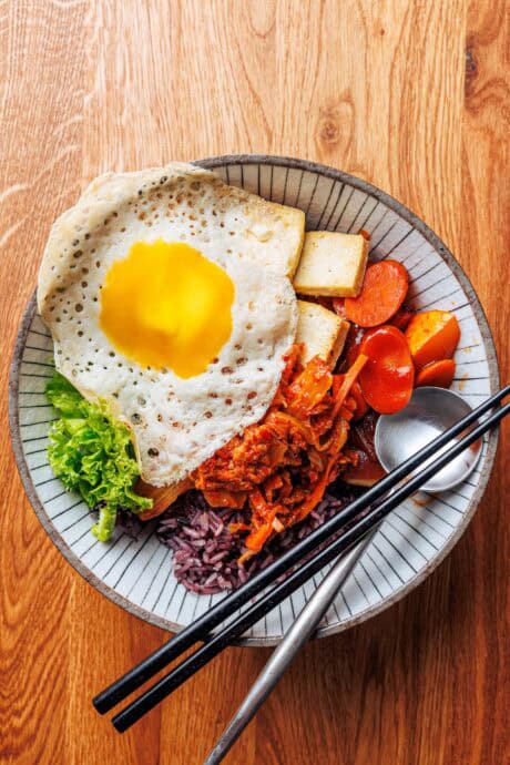 Œuf végétalien à la citrouille et à la farine de riz