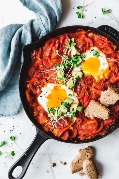 Shakshuka mit véganem ei