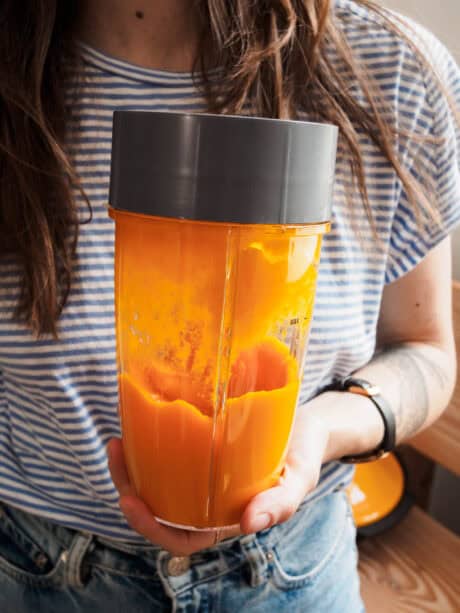 Mélangez vous-même la purée de potiron