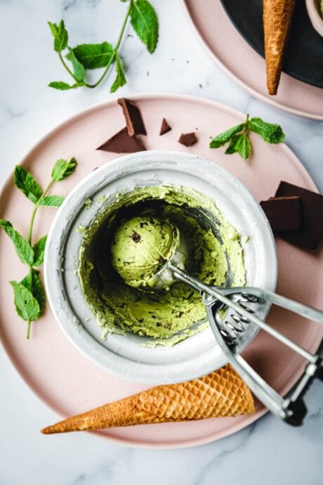 Vegane après huit eiscreme