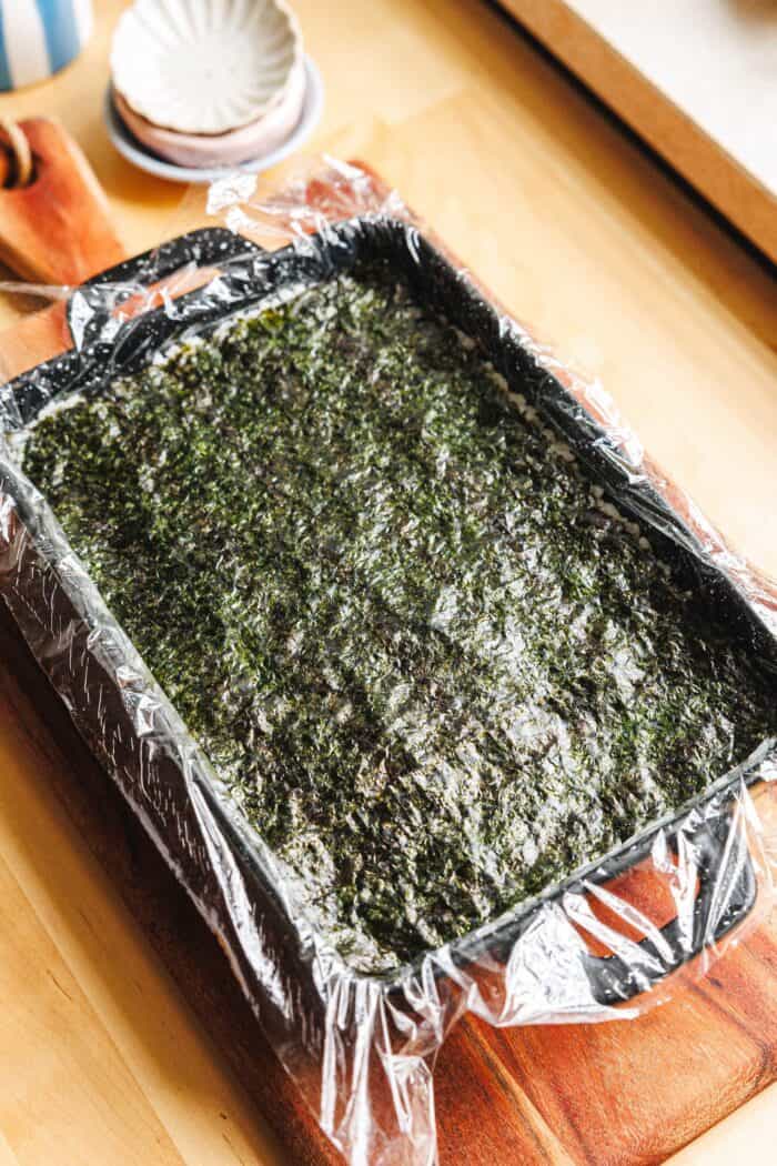 Sushi paresseux sans rouleaux