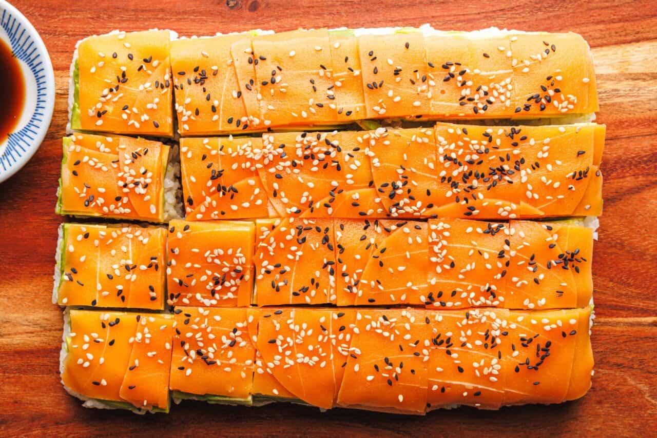 Sushi paresseux sans rouleaux