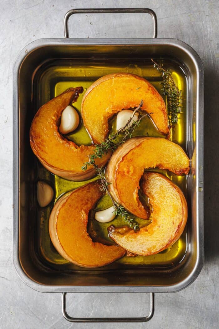 Citrouille à la muscade au four