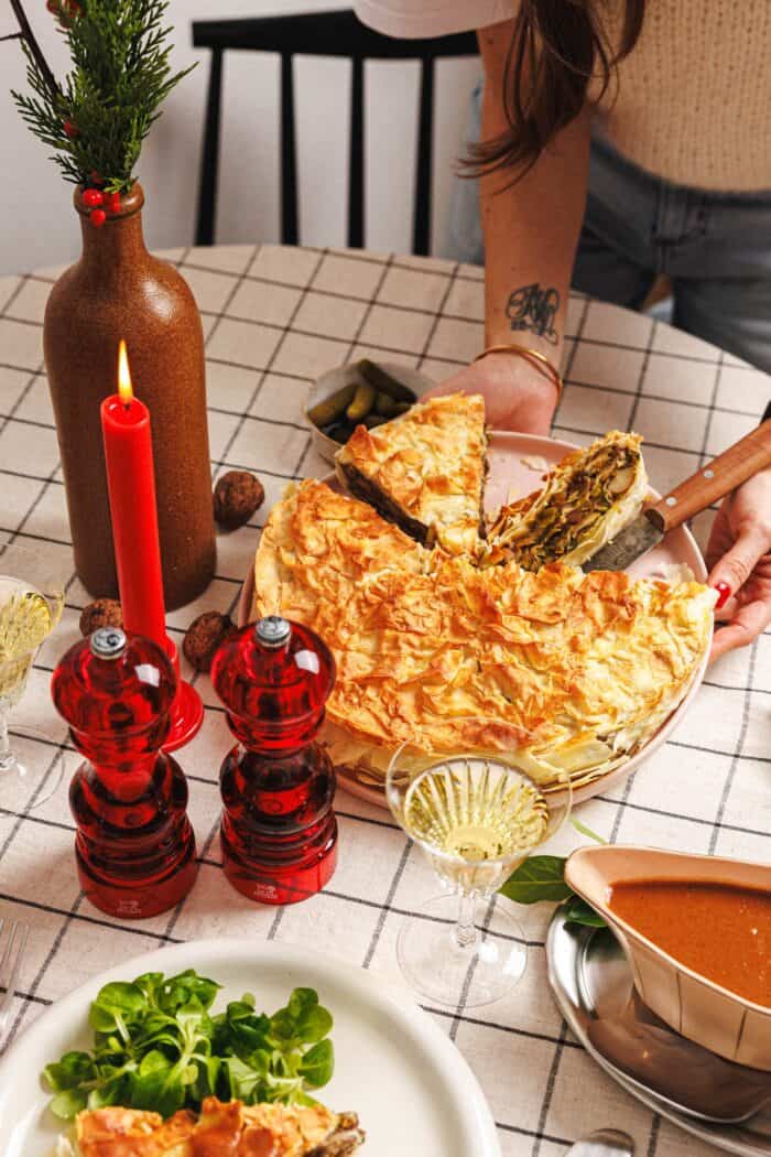 Strudel végétalien au Pilz