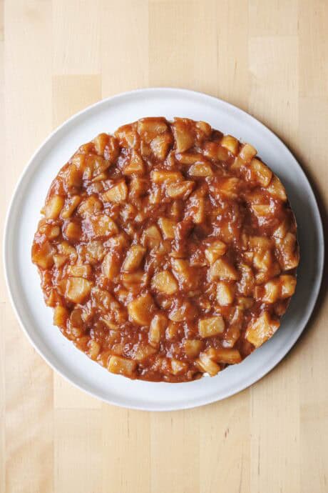 Veganes Bratapfeltopping