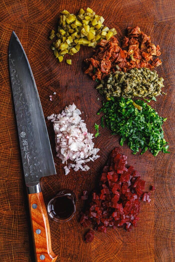 Assaisonnement pour steak tartare