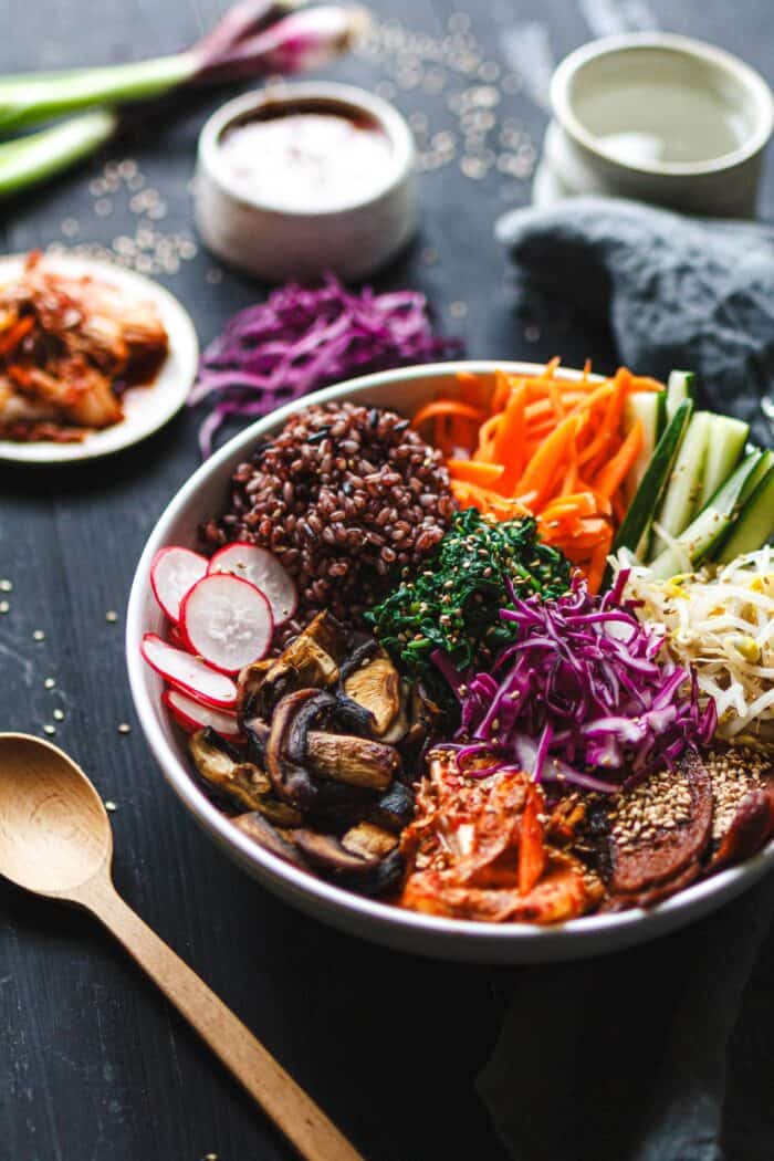 Bibimbap végétalien – le Ur-Reisbowl de Corée