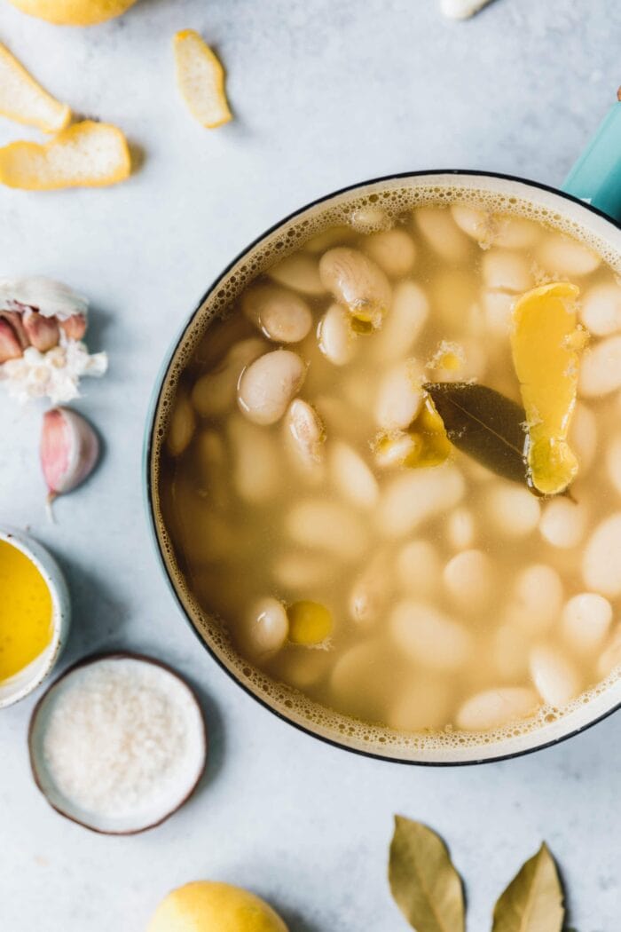 Haricots blancs géants de luxe pour la préparation de vos repas