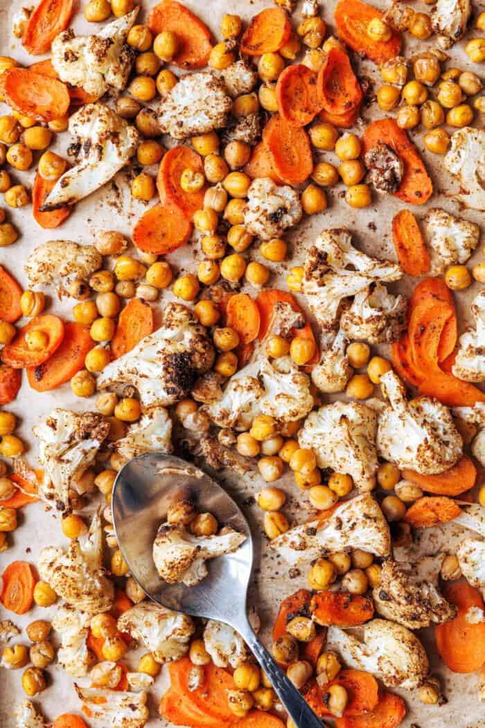 Chou-fleur au four du plateau