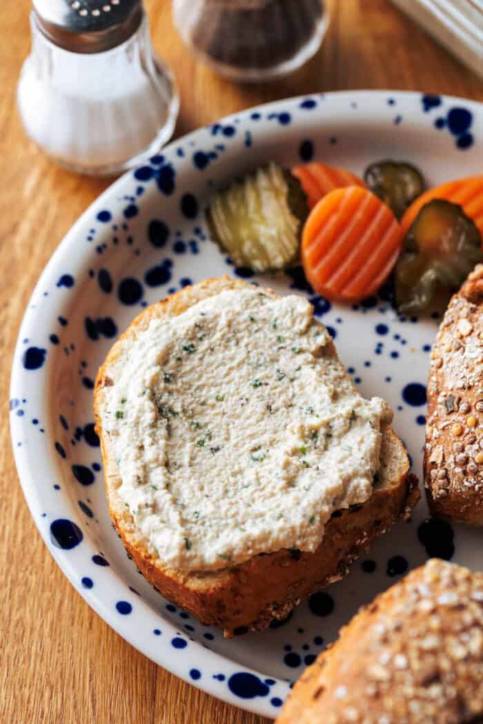 Tartinade végétalienne à base de tofu