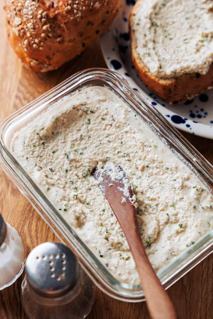 Fromage à la crème végétalien à base de tofu