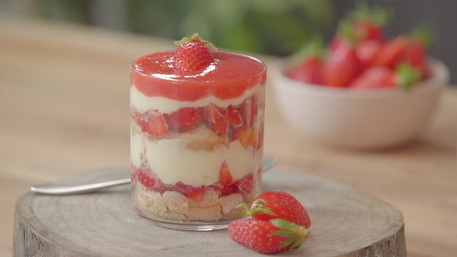 Tiramisu aux fraises