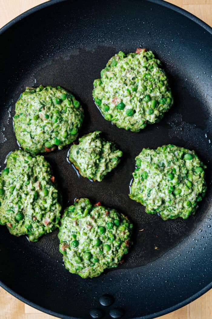 Beignets de pois à la friture
