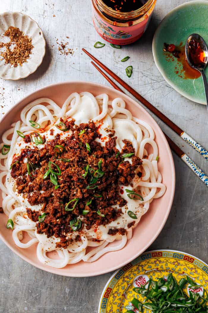 Vegane Mapo-Tofu-Udon