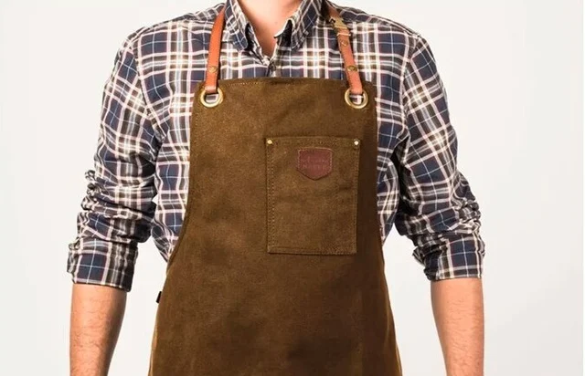 Tablier de barbecue en cuir