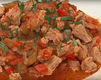 Axoa de veau aux poivrons