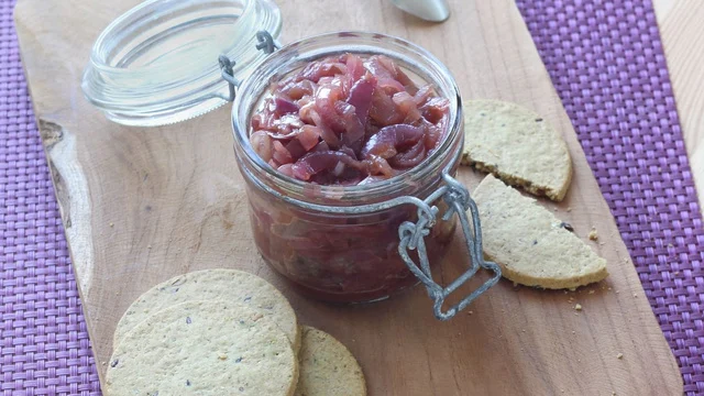 Confit d’oignons rouges