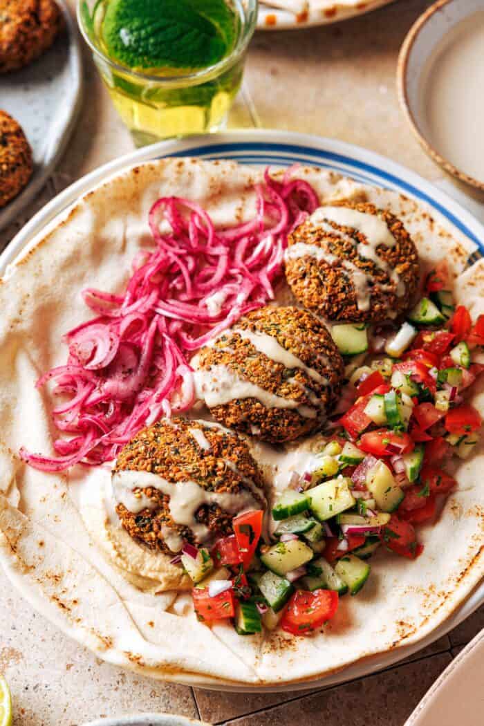 Boulettes de falafel de la friteuse à air chaud