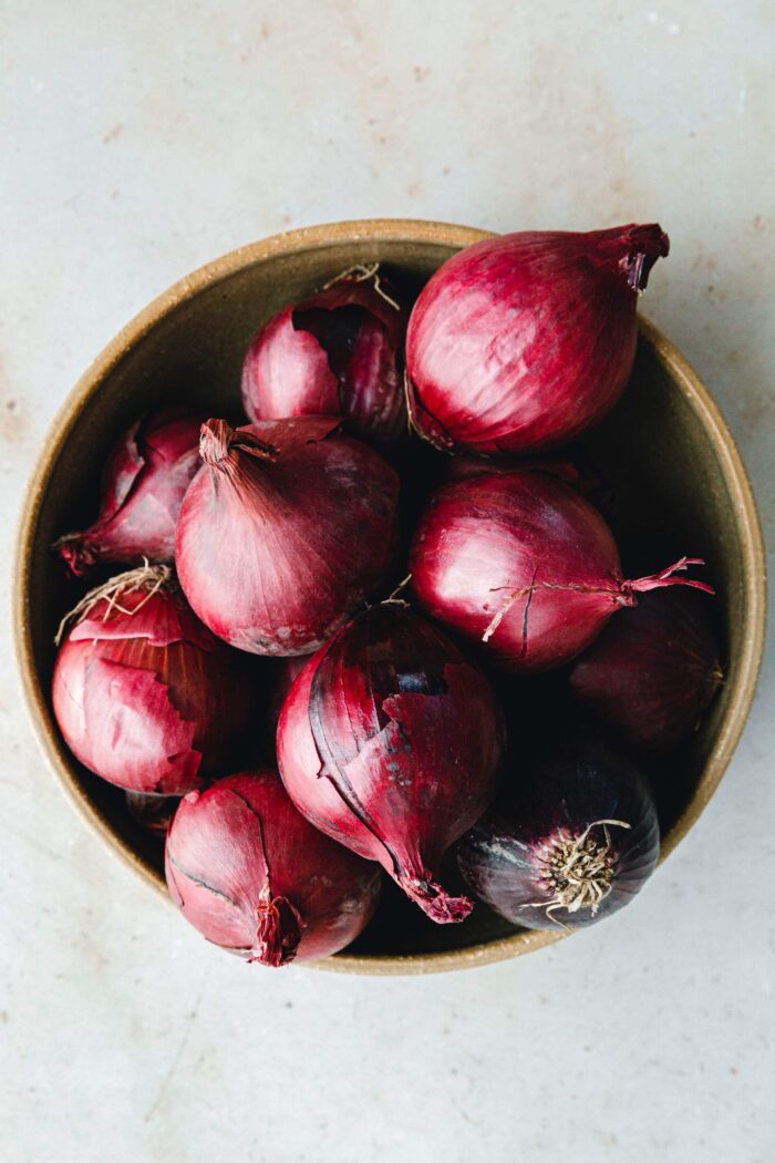 Oignons rouges