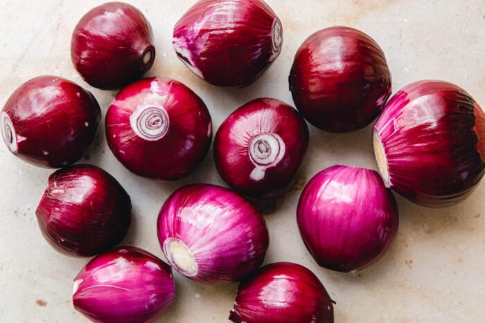 Oignons rouges