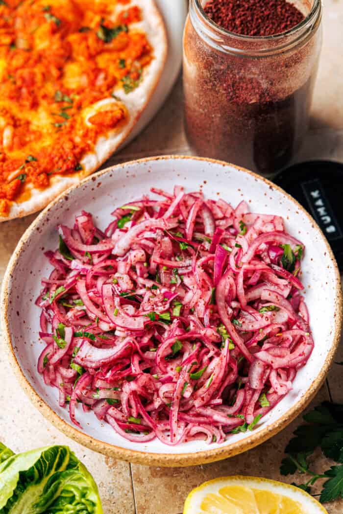 Salade d'oignons turque