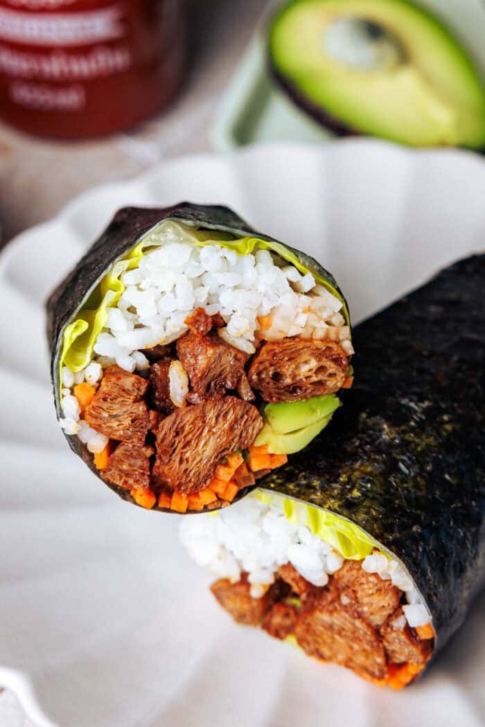 Sushi Burrito végétalien 