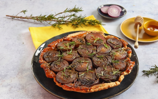 Tarte rustique aux oignons