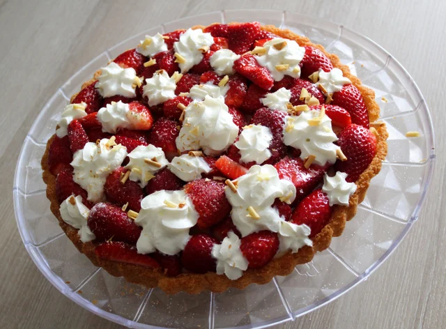 Recette simple de tarte aux fraises par Christophe Michalak