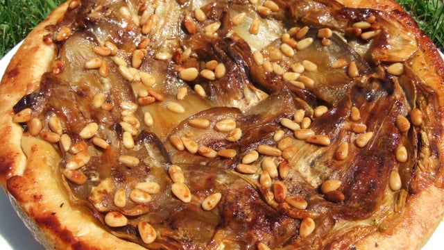 Tatin d'aubergines