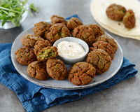 Falafels et sauce tahini