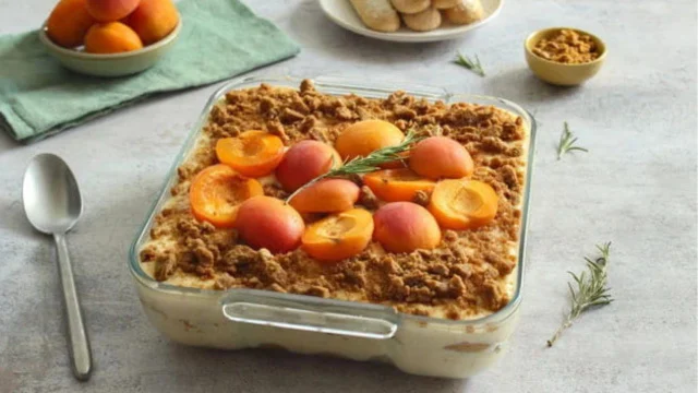 Notre tiramisu au spéculoos, parfait pour la saison des abricots